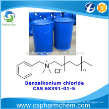 Benzalkoniumchlorid, CAS 68391-01-5, Alkyldimethylbenzylammoniumchlorid zur Wasserbehandlung